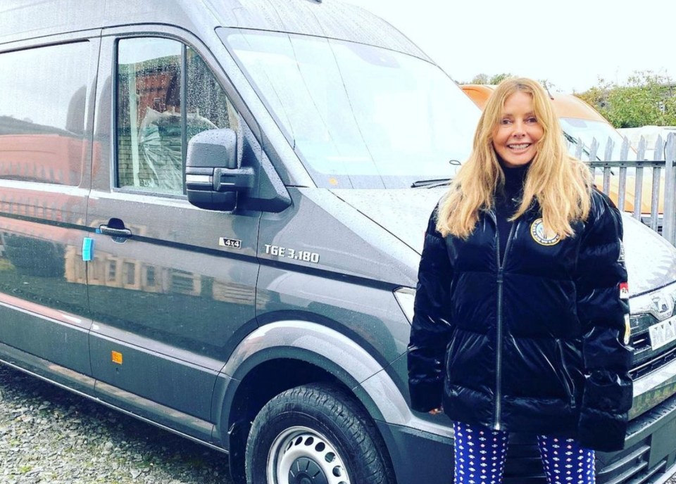 Carol Vorderman has splashed the cash on a £40k van