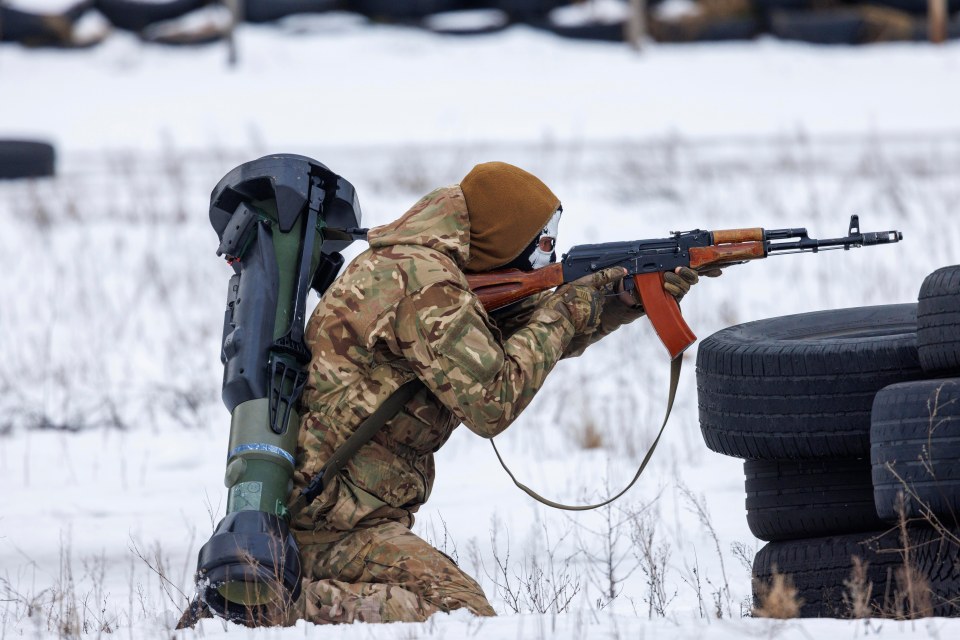 Ukrainians across the country have taken part in military drills