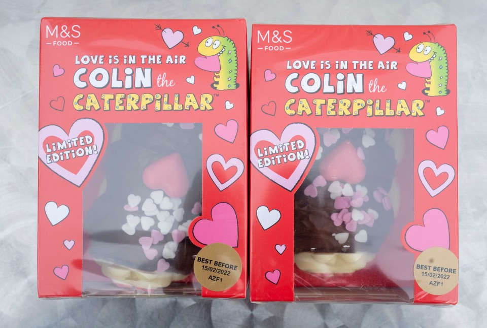 M&S said: 'Love is well and truly in the air as everyone’s favourite caterpillar cake is now available in his first-ever same-gender pairing'