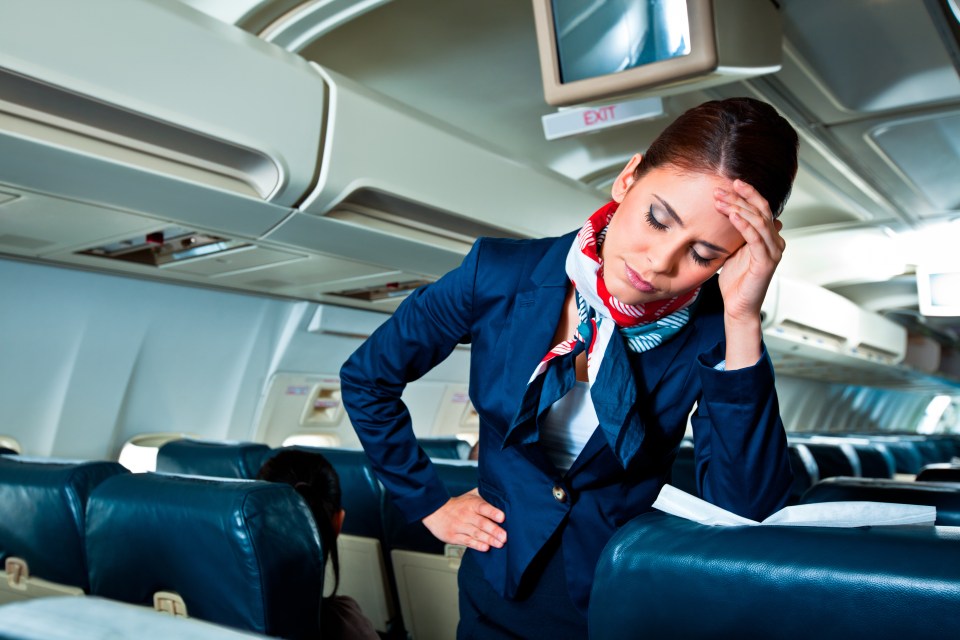 You should never take sleeping pills while you’re on a flight – you could give cabin crew a shock