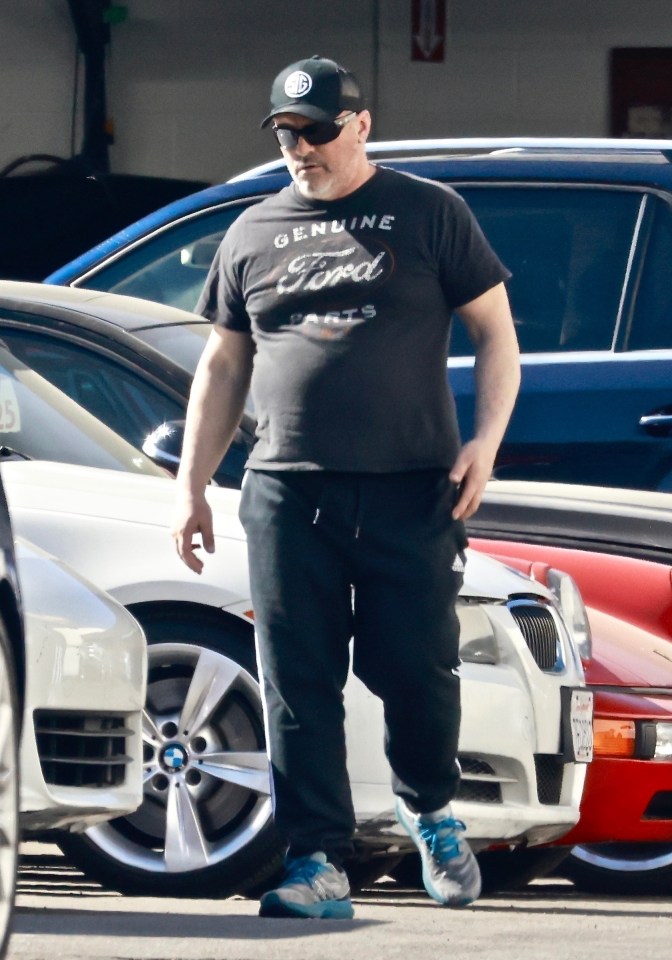 Just days ago, Matt looked downcast at a car body shop in Sherman Oaks, an LA neighbourhood