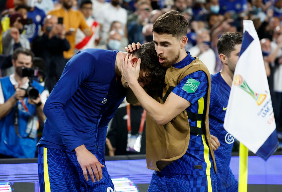 Regular penalty taker Jorginho was an unused sub in the Club World Cup final