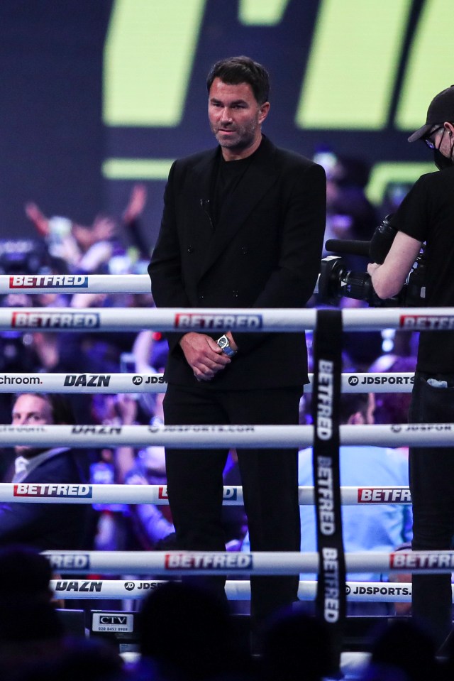 But the Matchroom Boxing chief ‘probably’ won’t watch the fight