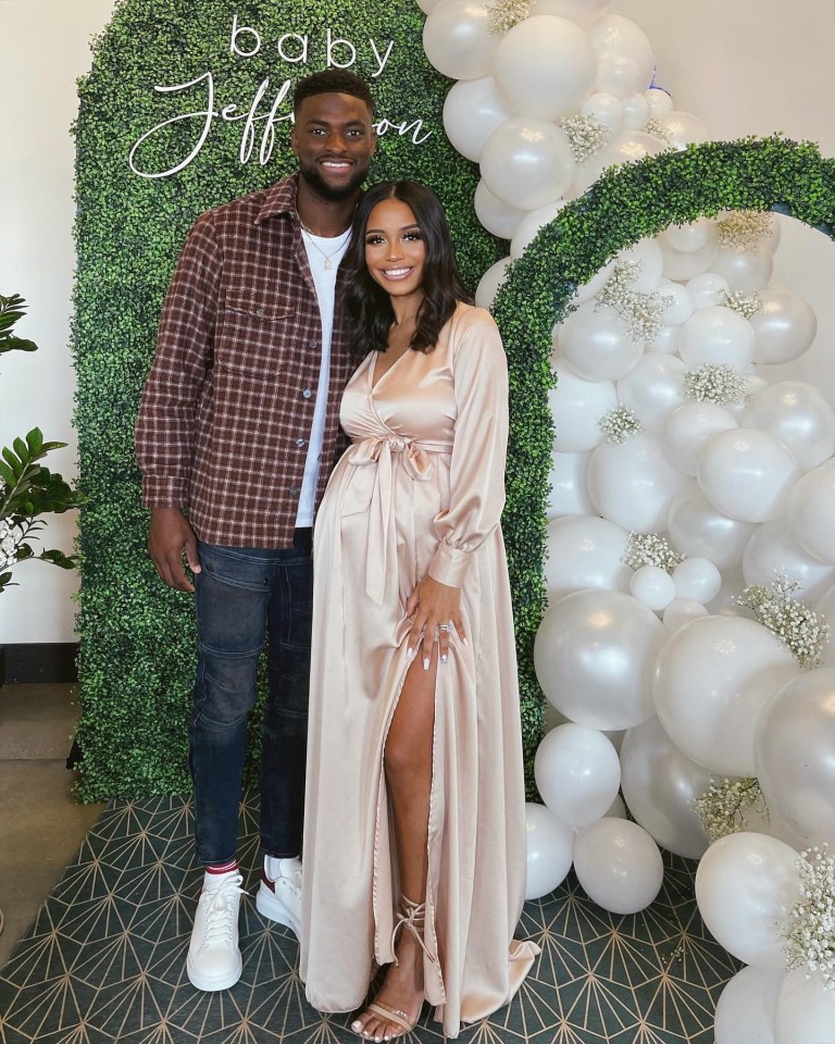 The couple have double reason to celebrate with a new child as well as the Super Bowl trophy