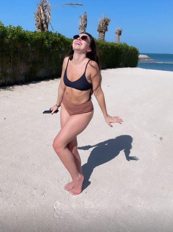 Louisa looked stunning in her bikini snap