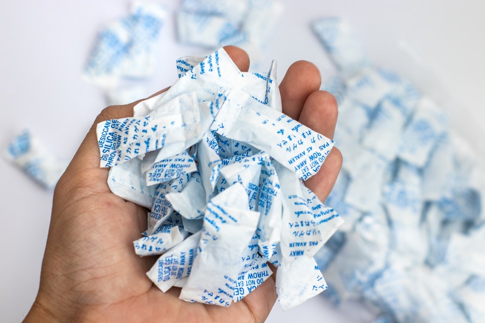 Silica packets come free with many common items, such as clothes and even Covid tests