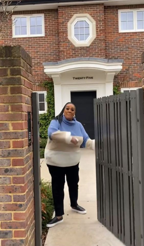 Alison showed off the stunning "new home" in an Instagram video