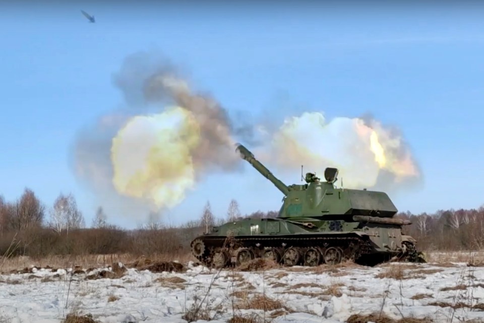 Reports warned 60 per cent of Russia’s ground forces are still in striking range