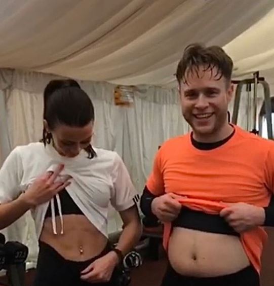 Olly Murs has come a long way physically since starting a relationship with Amelia Tank