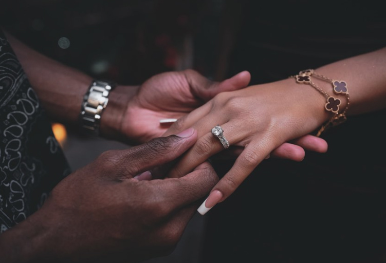 Paige shared this stunning photo with her new sparkly jewellery