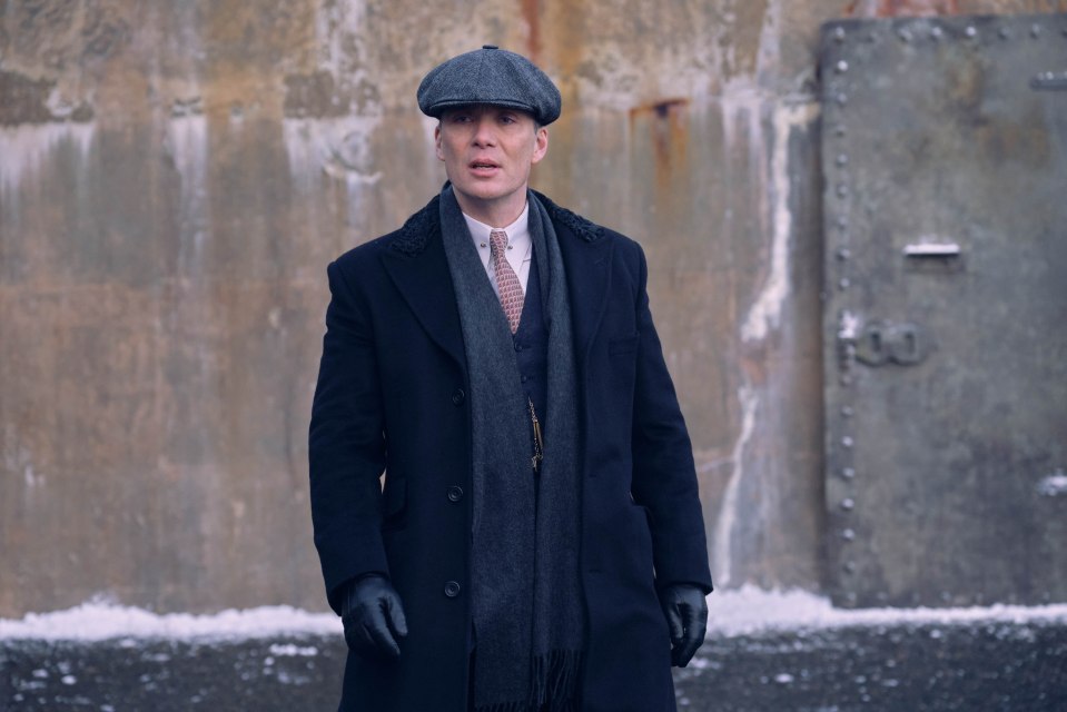 Cillian Murphy plays Tommy Shelby in Peaky Blinders