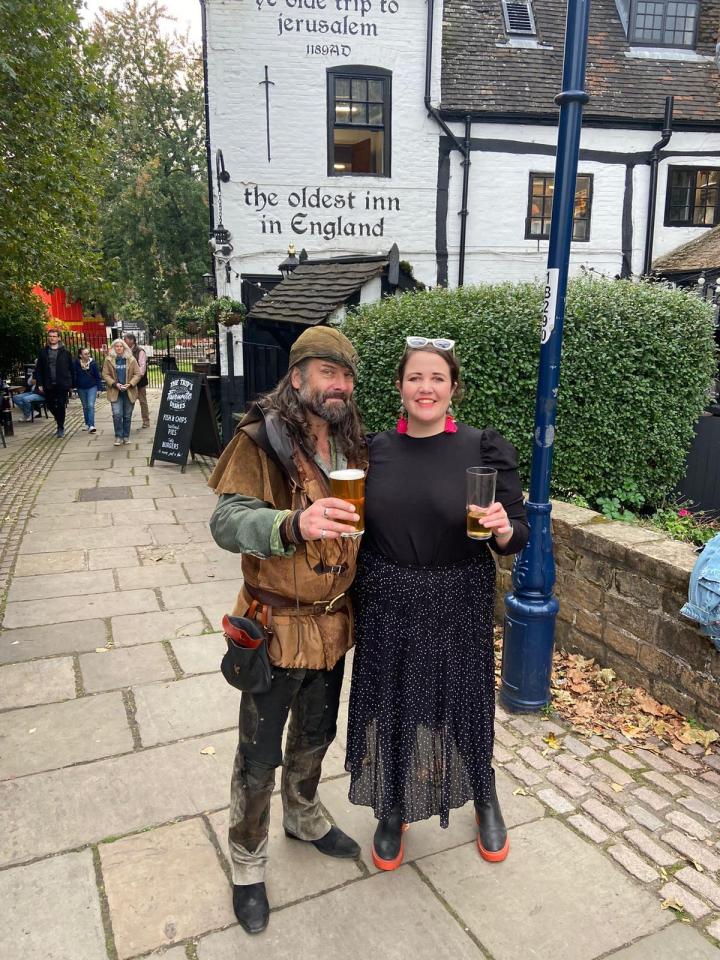 Make sure to grab a pint in the oldest pub in England