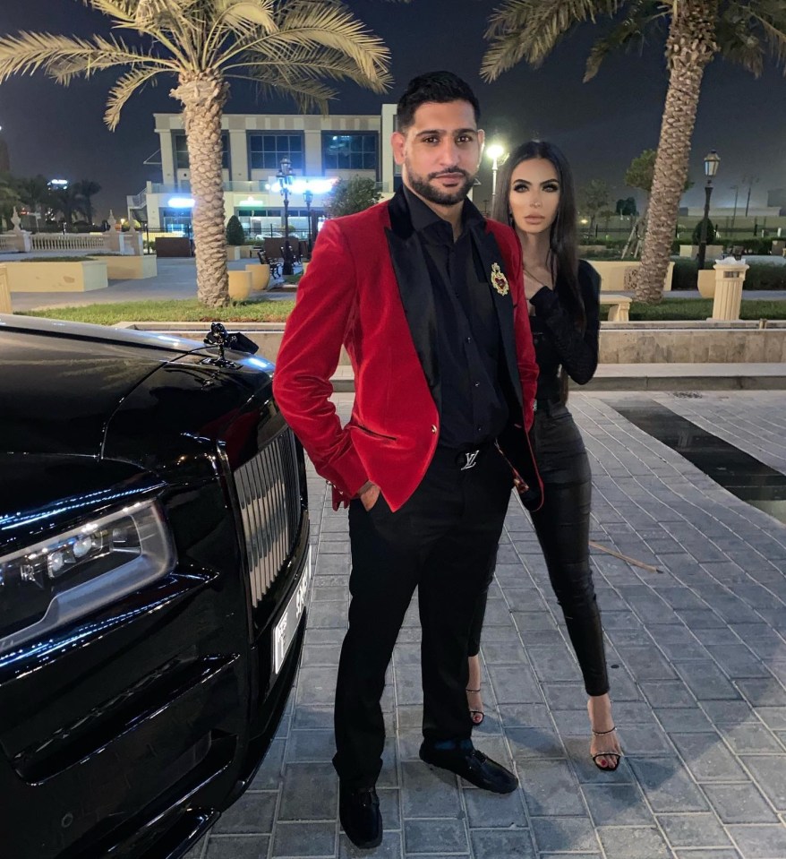 Amir Khan and his wife Faryal Makhdoom