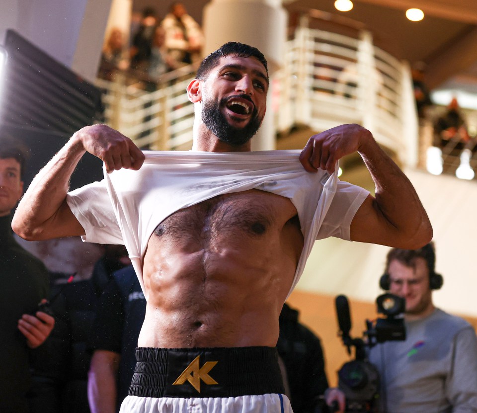 Khan looked in impressive shape ahead of his grudge scrap