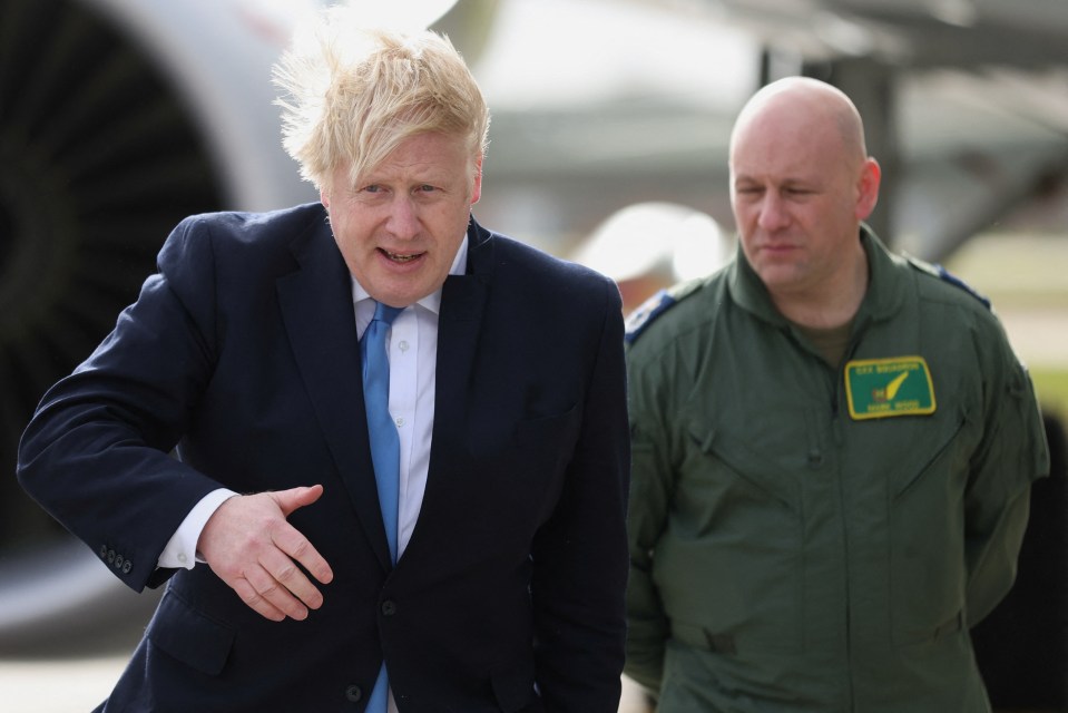 Boris Johnson accused the Kremlin of 'blackmailing' the West