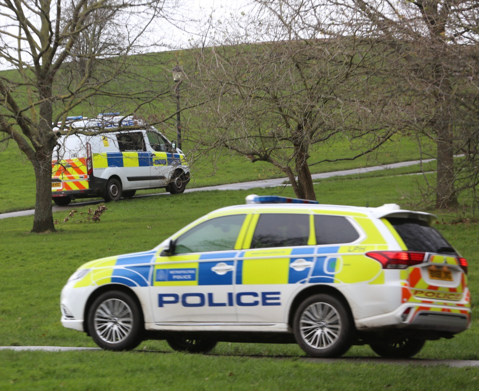 Primrose Hill in London has been closed by the police