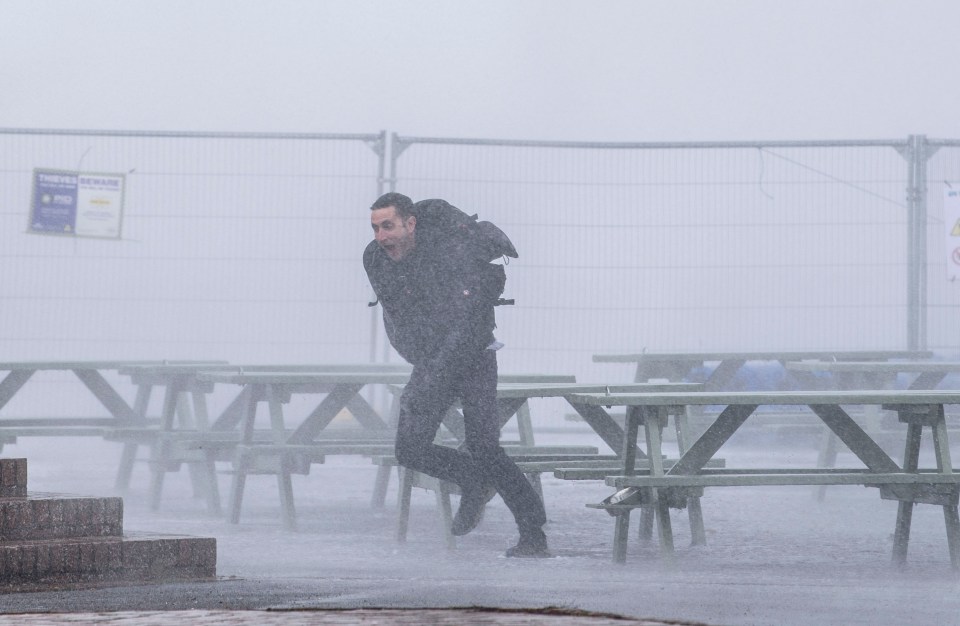 Storm Eunice batters Southsea, Hants