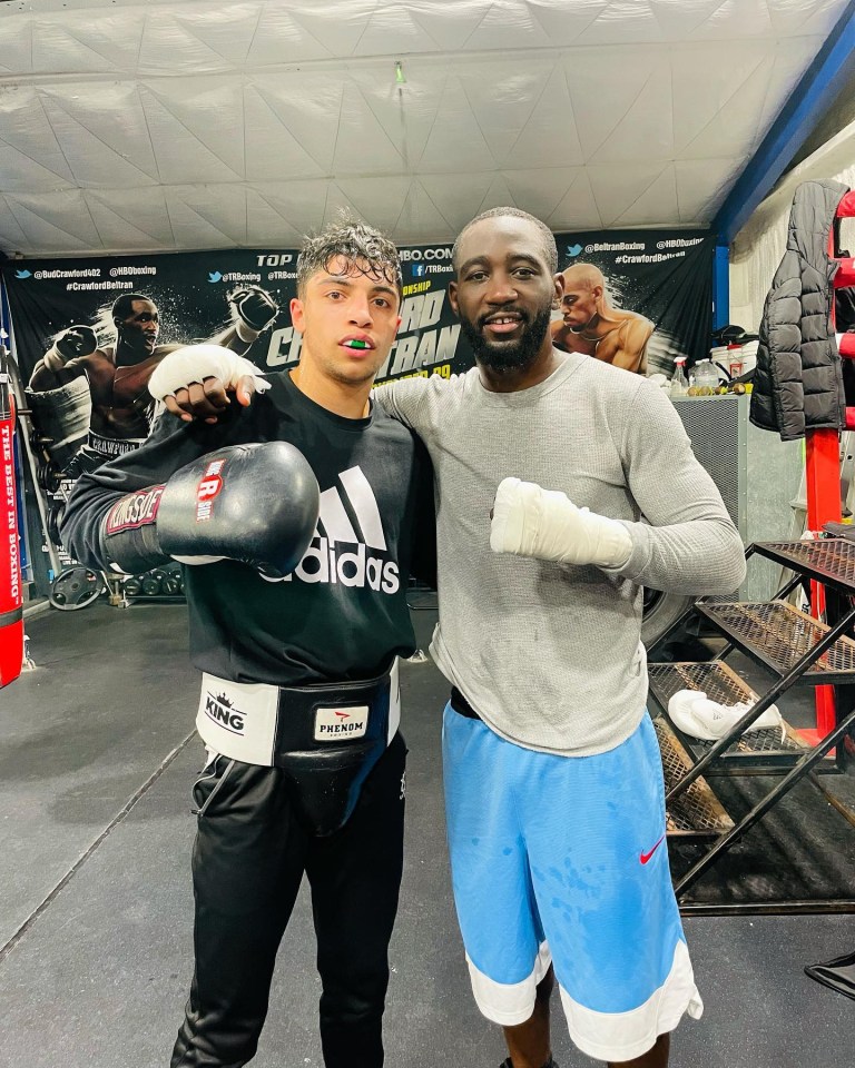 Abdul Khan has been training alongside three-weight world champion Terence Crawford