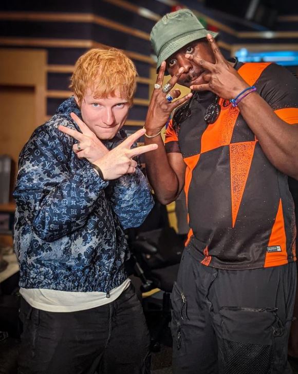 A young Ed Sheeran and Jamal