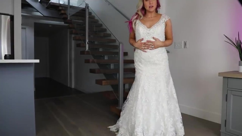 Hope said she liked all of the dresses in this haul far more than her previous wedding dress mystery box