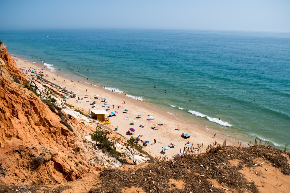 Praia da Falésia has more than six kilometres of sandy beach