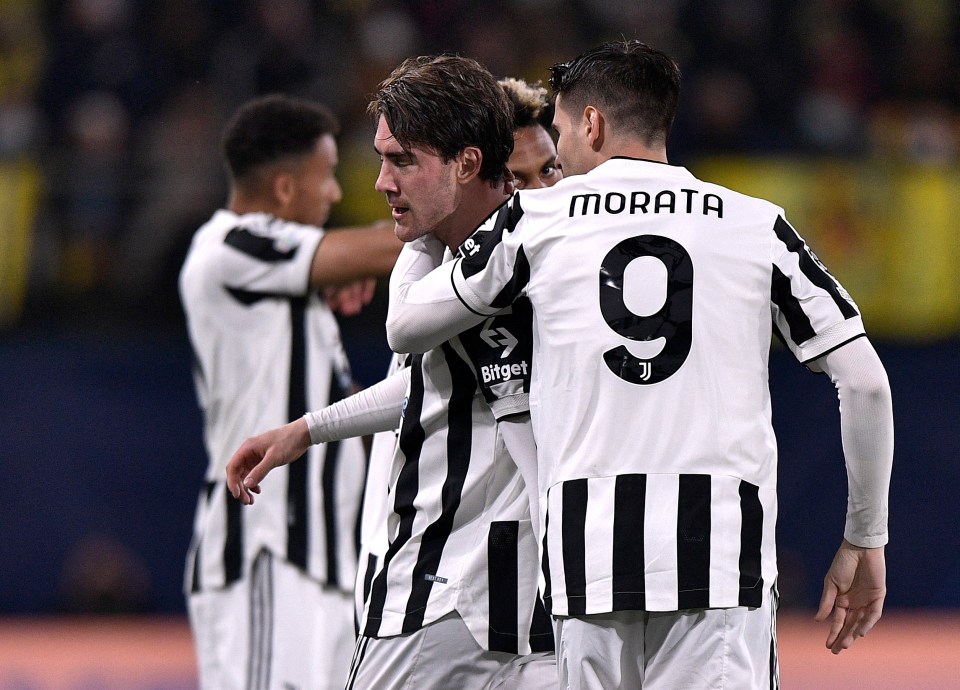 Dusan Vlahovic scored just 31 seconds into his Champions League debut for Juventus