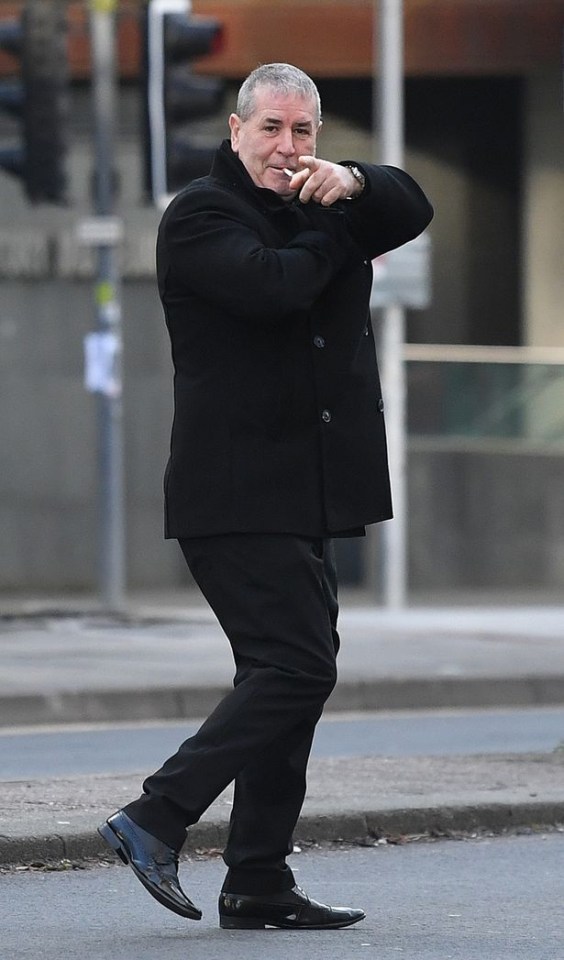 Jodie Bowie’s father, David Bowie, leaving Manchester Crown Court