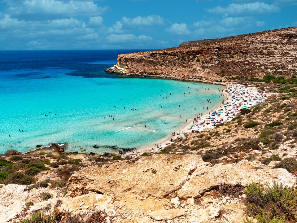 Spiaggia dei Conigli is the best beach on the tiny island of Lampedusa