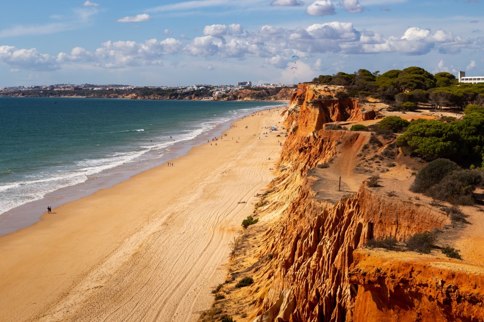 Praia da Falesia is one of the best beaches in the Algarve