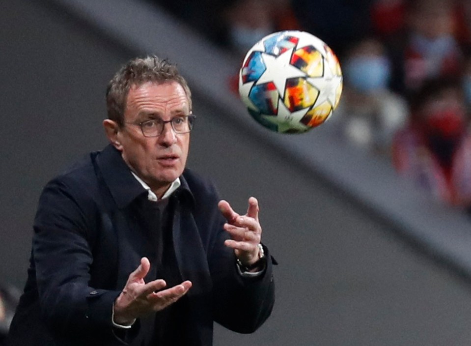 Ralf Rangnick was on the ball with his substitutes against Atletico Madrid