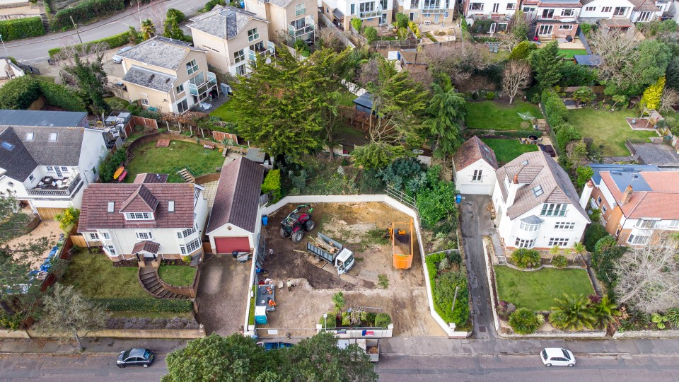 The trees were cut down in the Canford Cliffs area of Poole, Dorset