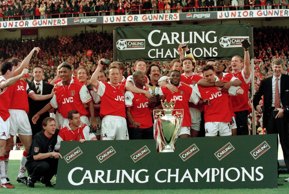 Arsenal fought back to win the Premier League in 1998