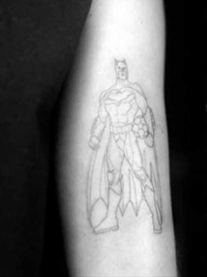 But his Batman ink has been mocked by his team-mates