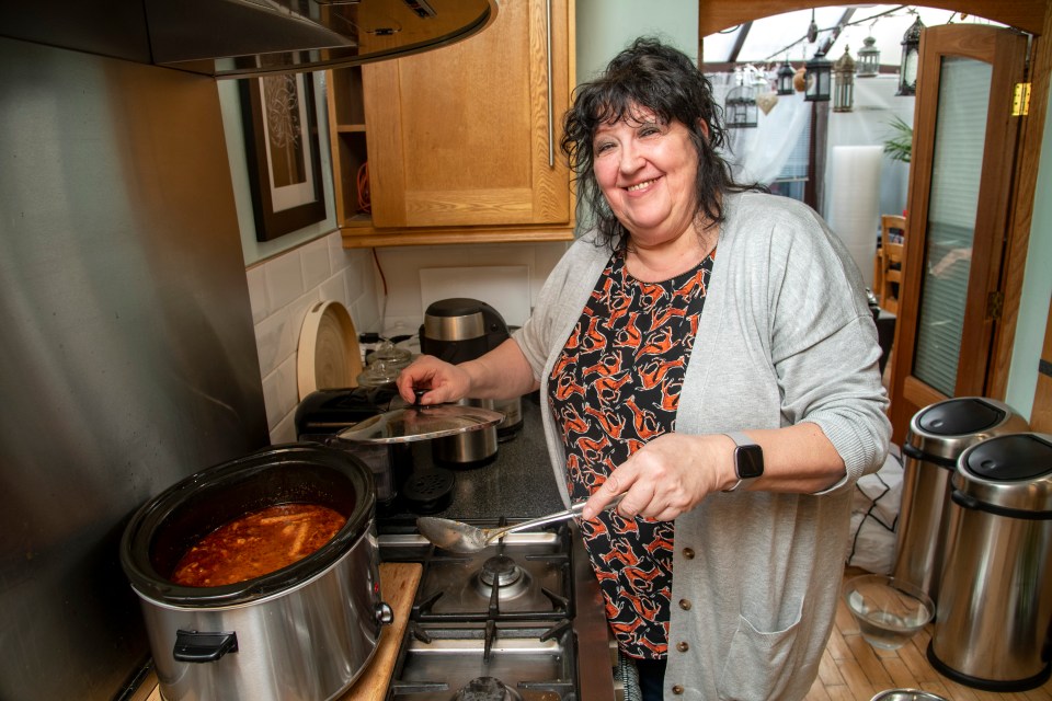 She bulk cooks her dinners at night to cut costs even more