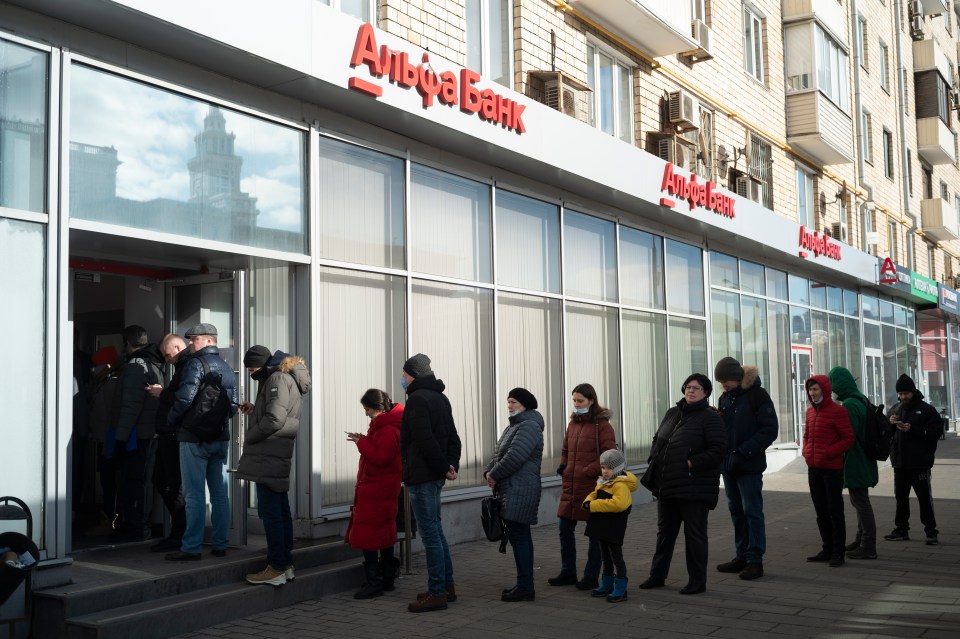 Russians consumers are beginning to feel the pinch of Western sanctions