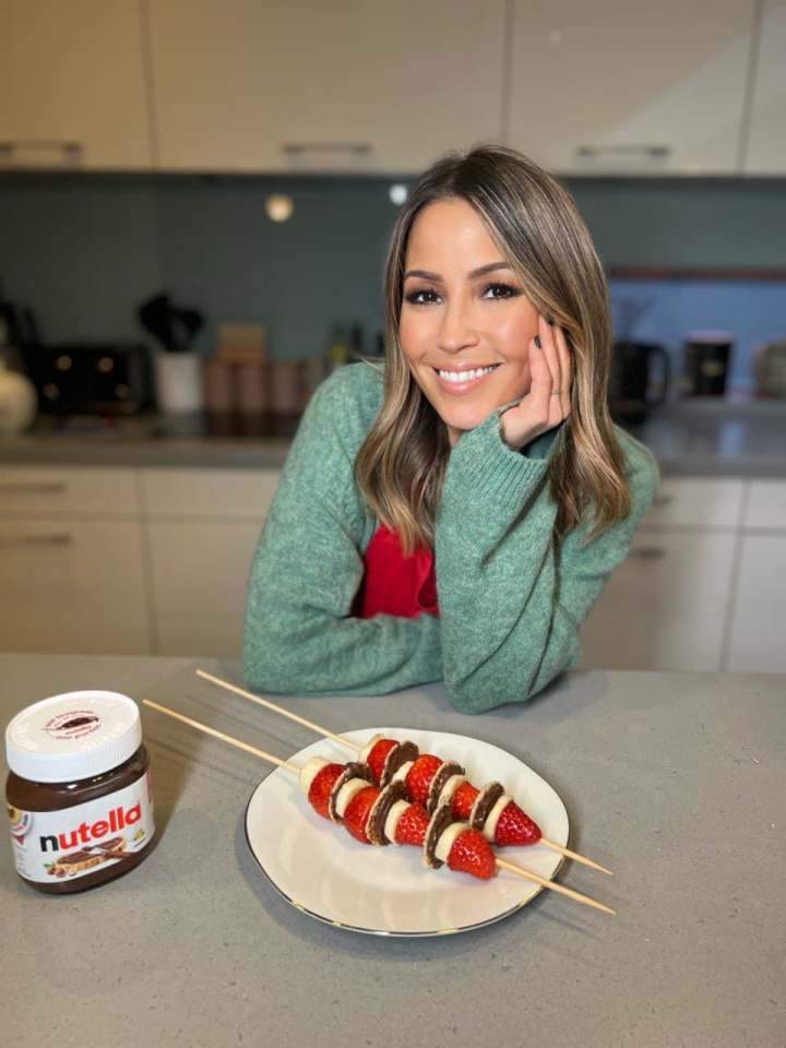 Rachel Stevens is celebrating Pancake Day with Nutella’s tasty pancake skewers