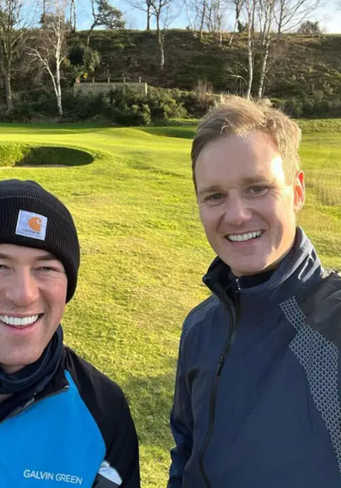 Kai and Dan bonded over a round of golf in Sheffield