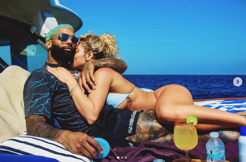 Wood dates Odell Beckham Jr