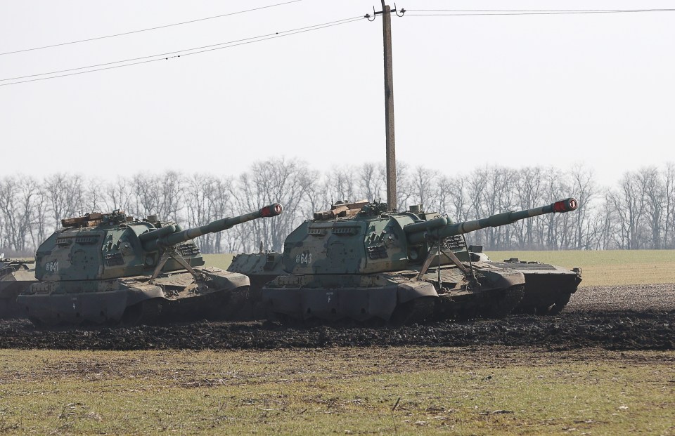 Russian tanks are advancing into Ukraine