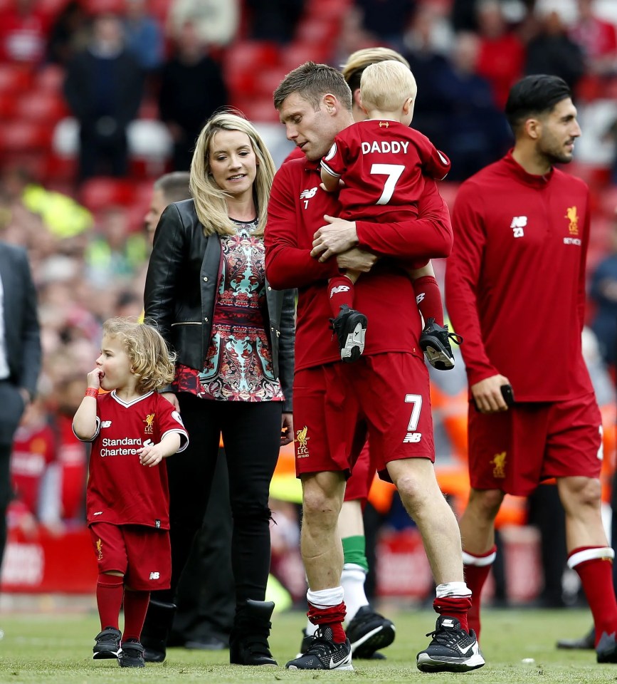 James Milner only speaks to his young children in Spanish to help them learn the language