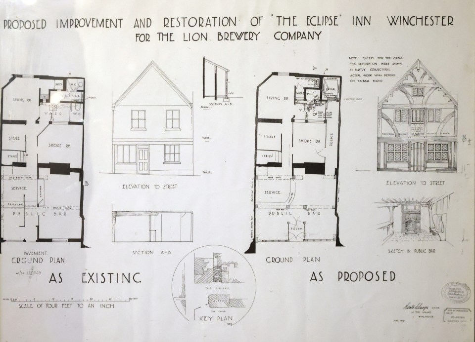 Floorplans for The Eclipse Inn, where monks may be buried beneath the floorboards