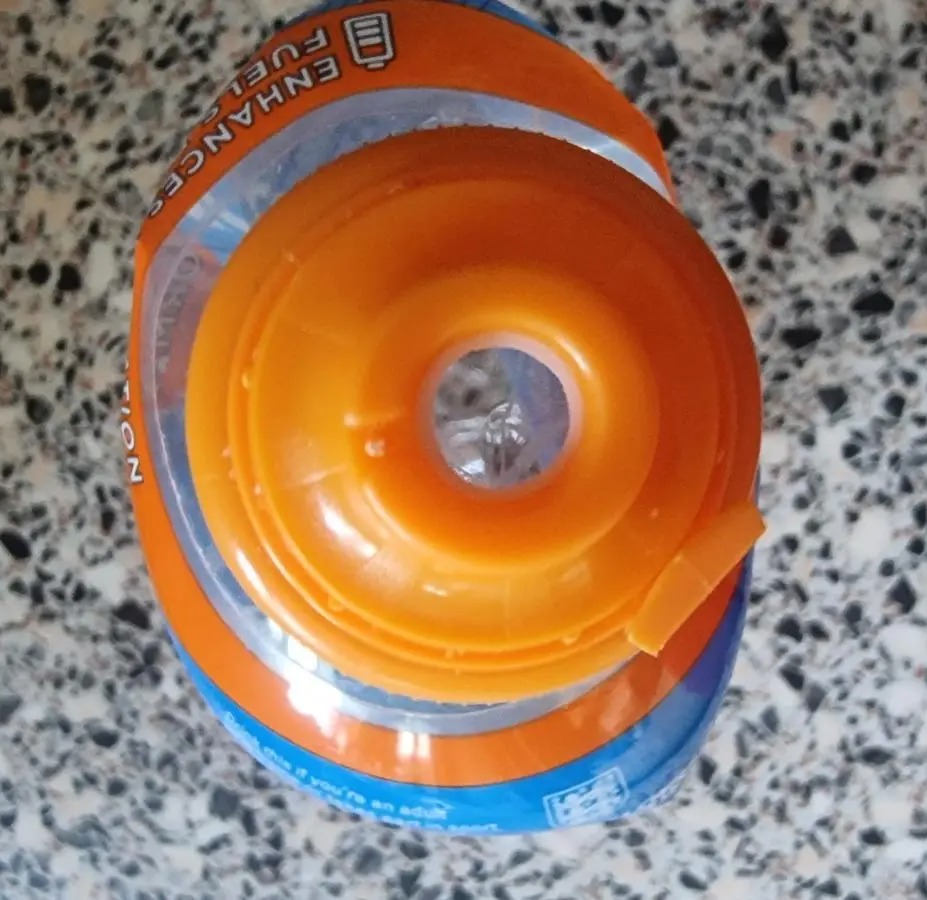 It had been inside the bottle of Lucozade