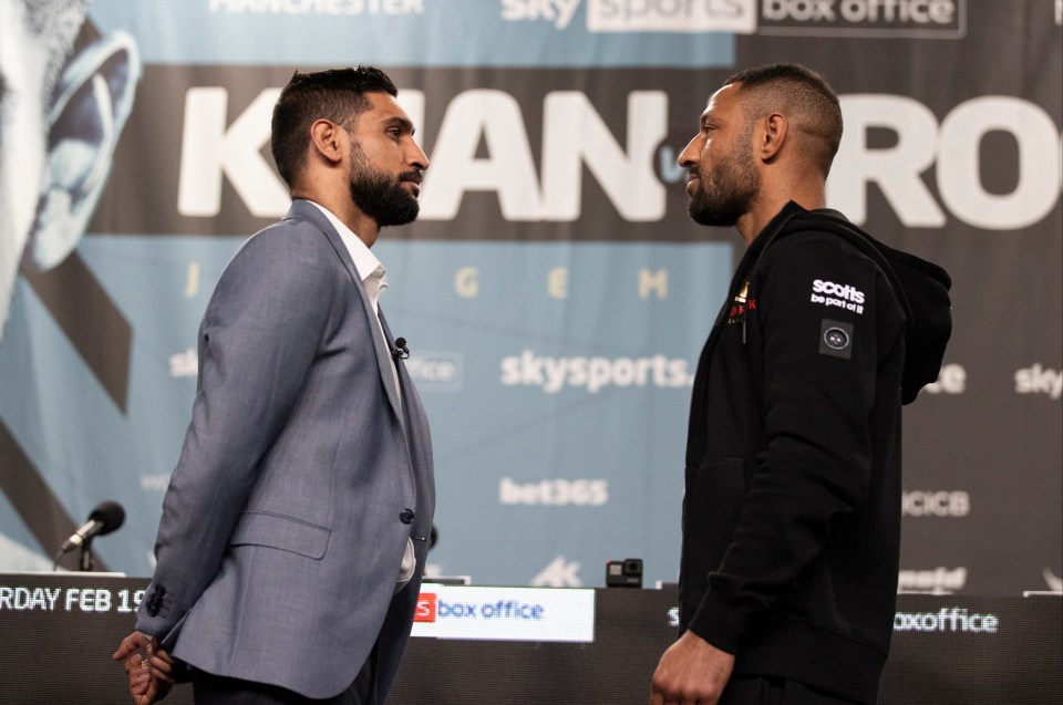 Khan and Brook will get the chance to settle their difference on Saturday night