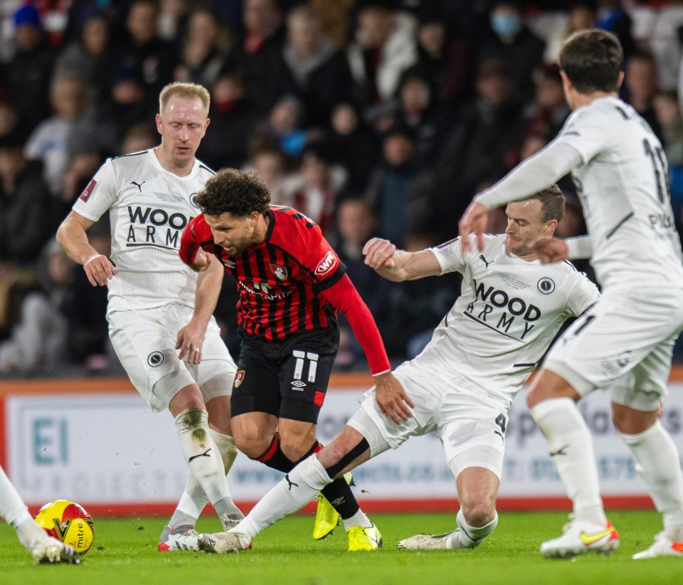 Bournemouth could not get the better of Boreham Wood in the last round.