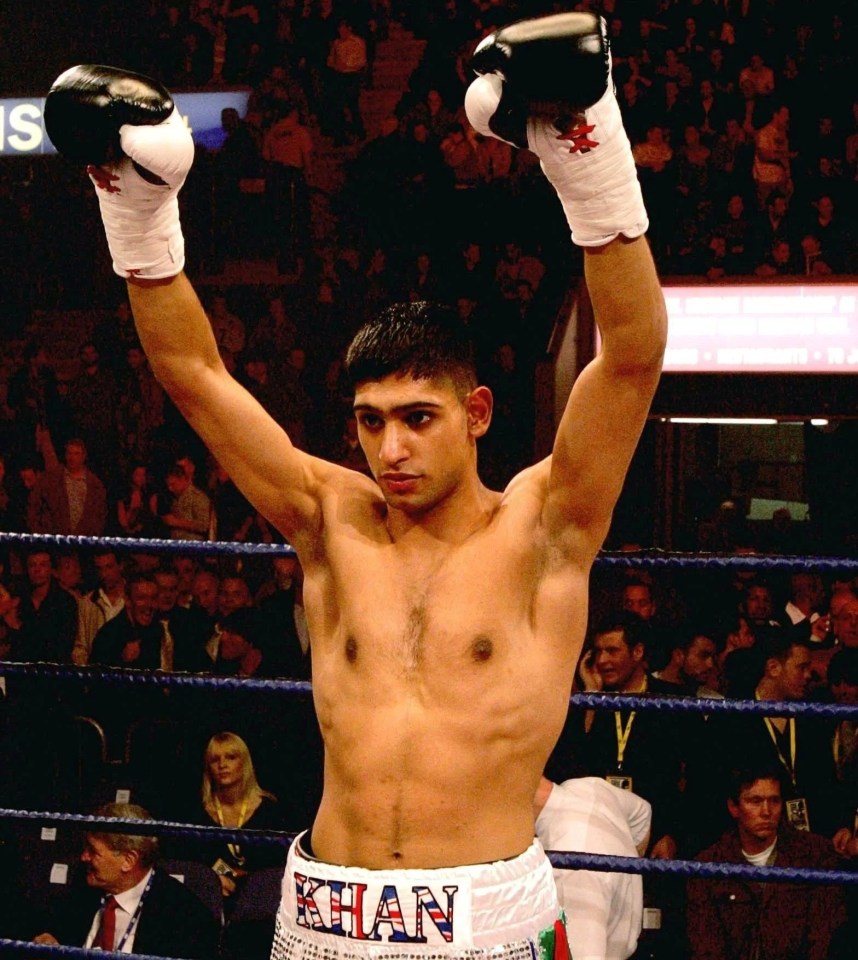 Amir Khan started his professional career at lightweight