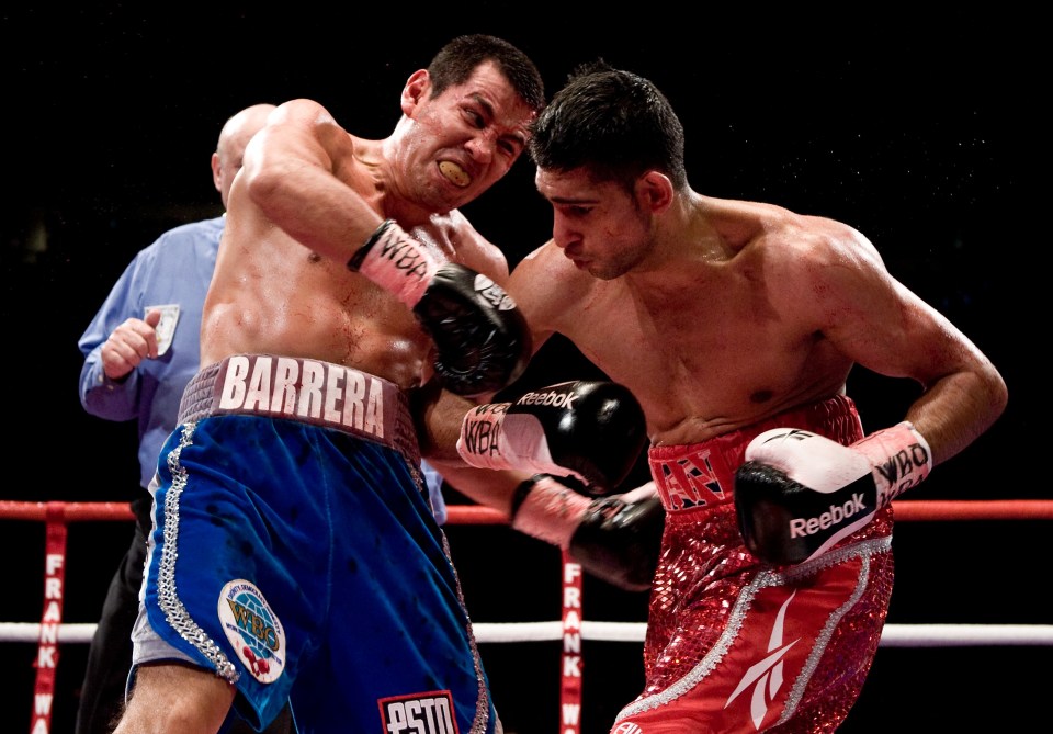 Khan took on a tough challenge just six months after a shock KO loss when he squared off against Marco Antonio Barrera