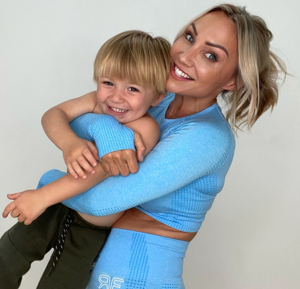 Mum and fitness trainer Lydia Rees knows what it's like to balance working out and raising her children