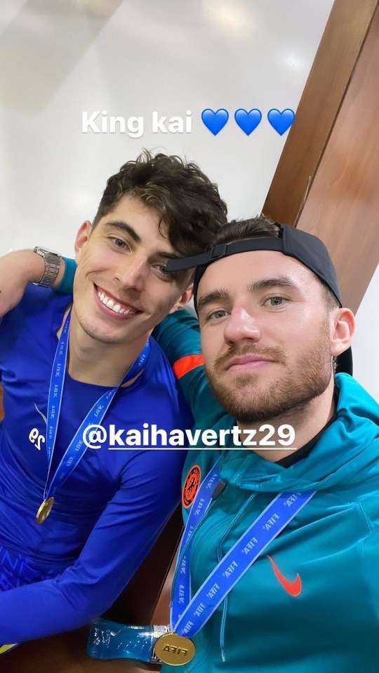 Ben Chilwell paid his respects to penalty hero Kai Havertz