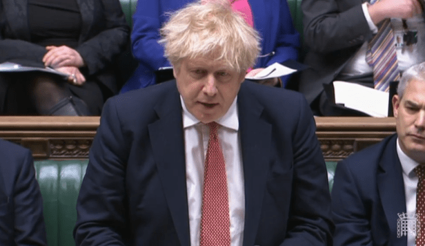 Boris is unveiling his plan to live with Covid in the Commons