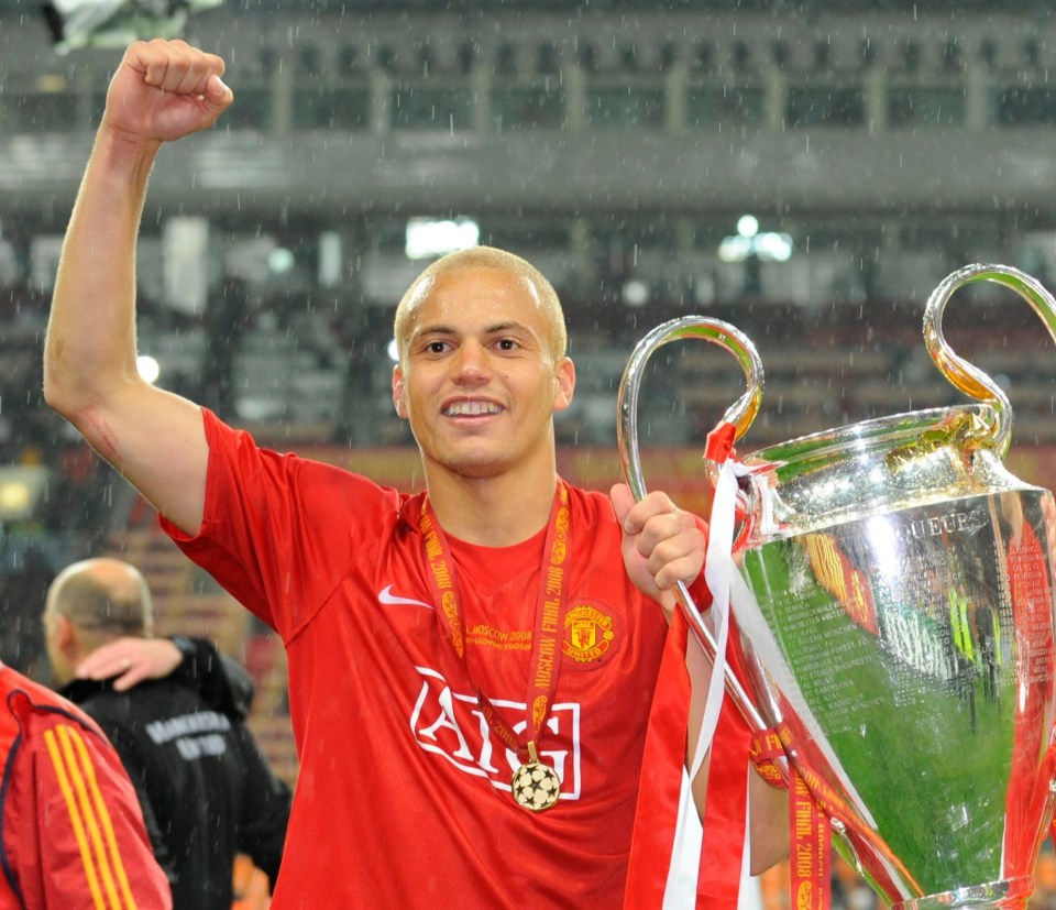 Brown won the Champions League title with the Portuguese striker in 2008